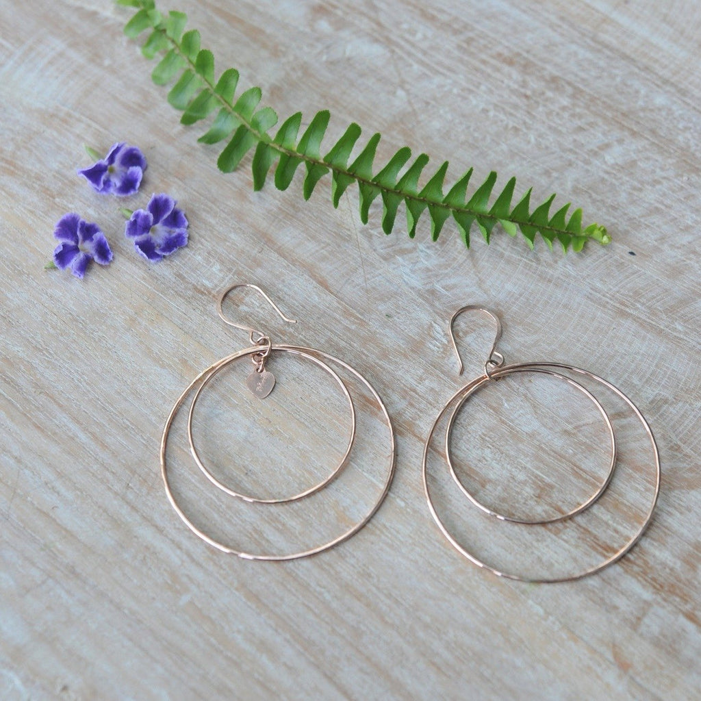 Signature Double Hoops